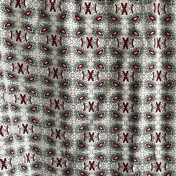 (SOLD) VELVET HEART Printed Button Front Long Sleeve Shirt With Roll Sleeves S - Picture 6 of 7